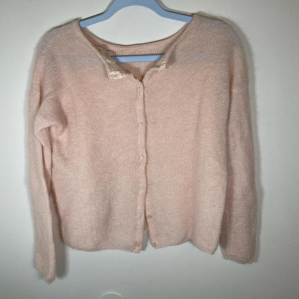 Sézane Gaspard Sweater in Light Pink